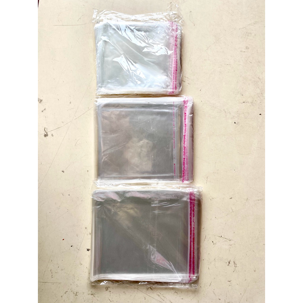 PLASTIK OPP LEM/plastik kue/lem diujung/tebal dan bening