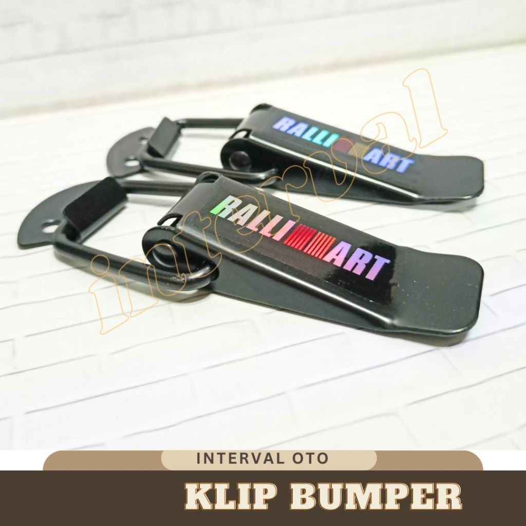 Klip Bumper Ralli Art Mobil Universal Clip Bemper Sepasang Ukuran Besar