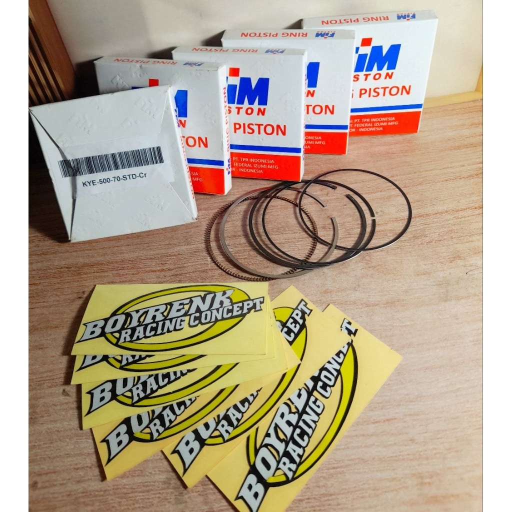 FIM Ring Piston Only Diameter 70 Cocok Untuk Piston Bawaan FIM Custom Dome Mentahan FIM90 FIM12 FIM7