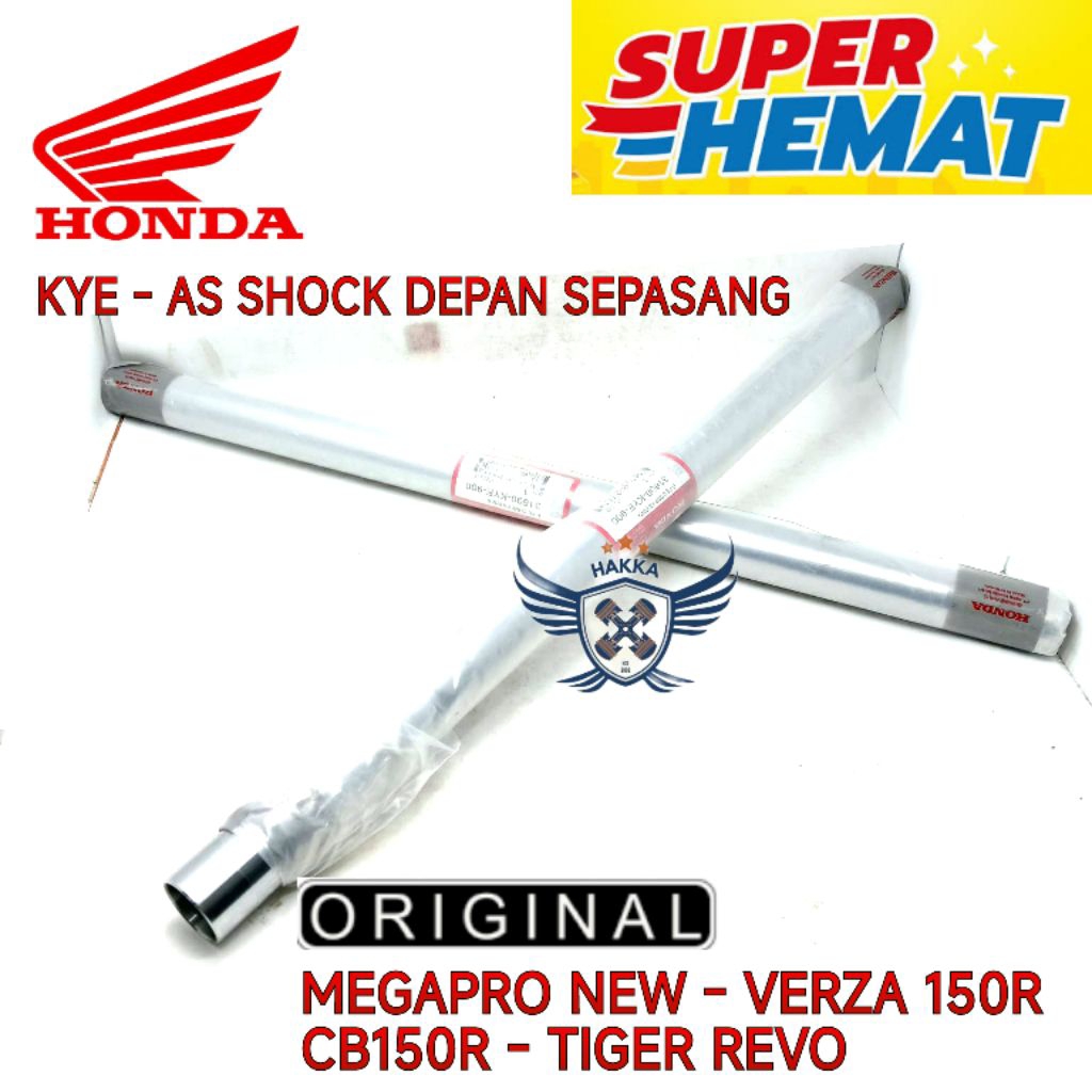 1SET KYE AS SHOCK DEPAN SEPASANG HONDA MEGAPRO NEW, AS SHOCK DEPAN VERZA 150R, AS SHOCK DEPAN HONDA 
