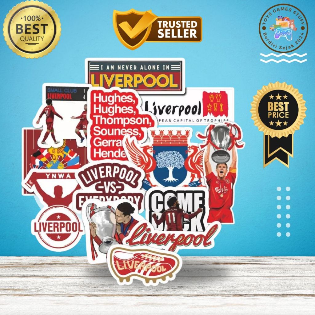 

Stiker Aesthetic Pack Liverpool Vinyl Waterproof 50 Pcs Best Quality Product