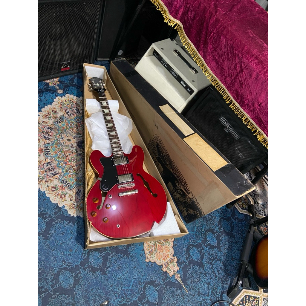 Epiphone Semi Hollowbody ES 335 Dot CH LH Left Hand