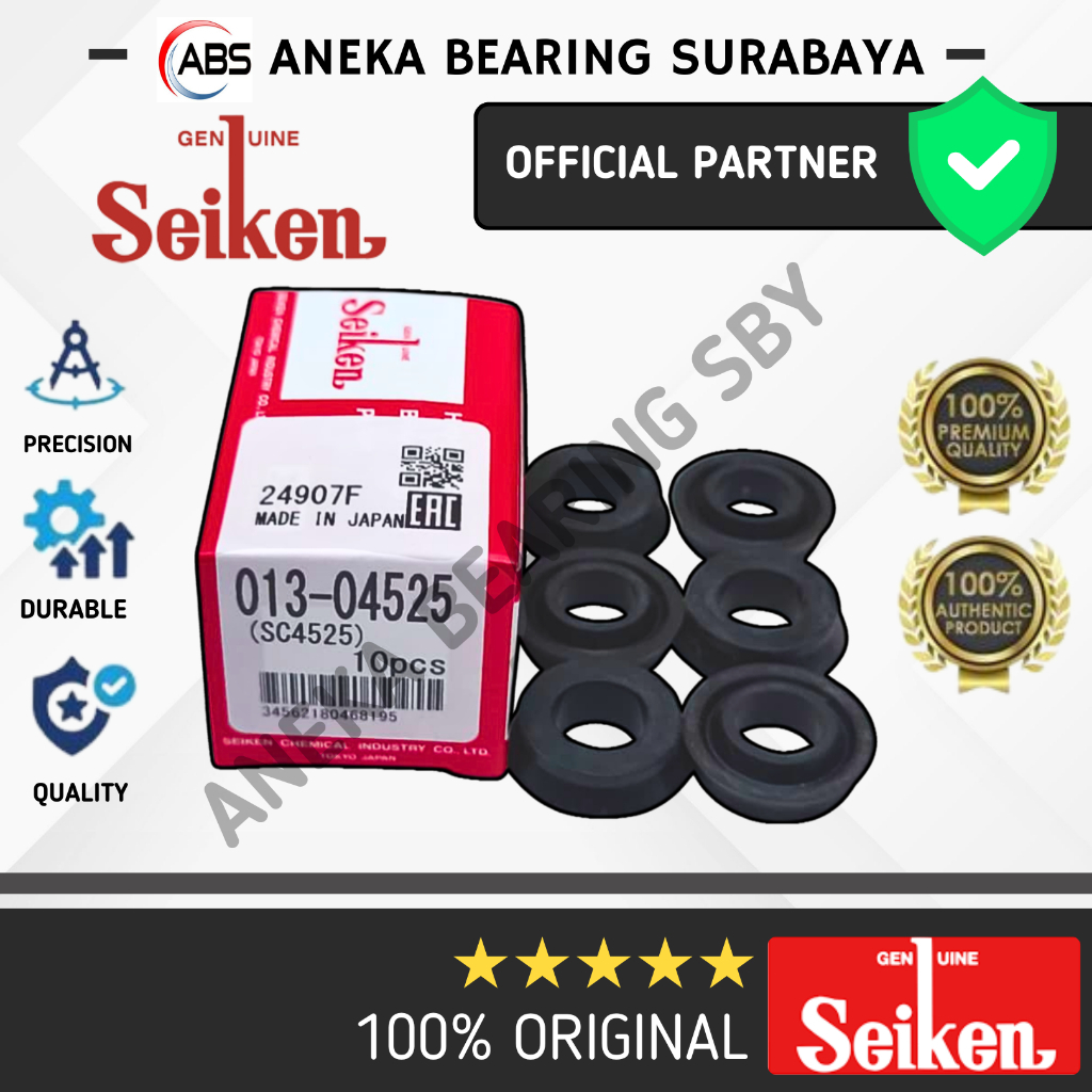 KARET REM MITSUBISHI T120  SC 4525 SEIKEN JAPAN ORIGINAL 013-04525  UKURAN 13/16  (HARGA 1KOTAK ISI 