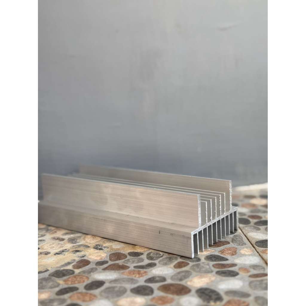 Heatsink 2U 18 SIRIP 30CM | Pendingin Aluminium 2U 18 Sirip 30cm Bahan Tebal