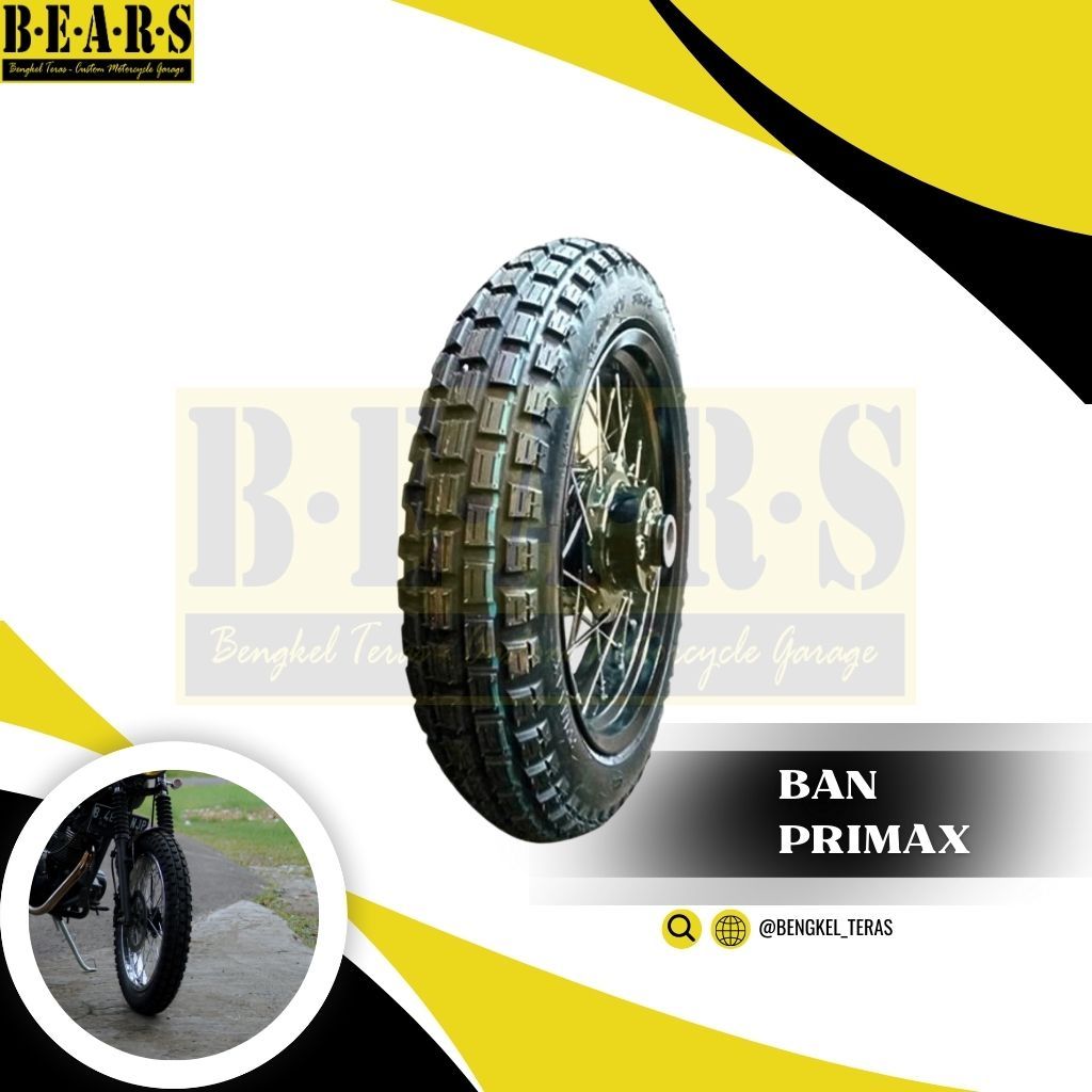 Ban Tracker motor Primaax 400-18 Kawasaki W175 Upgrade Ring 18