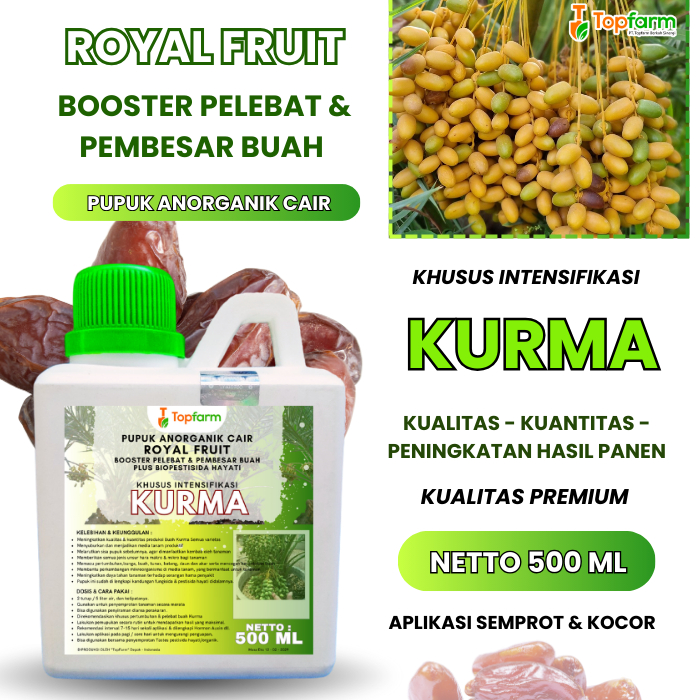 Pupuk Pelebat Buah Kurma/ Pupuk Kurma Cepat Berbuah/ Pupuk Pelebat Dan Booster Kurma/ Pupuk Penyubur