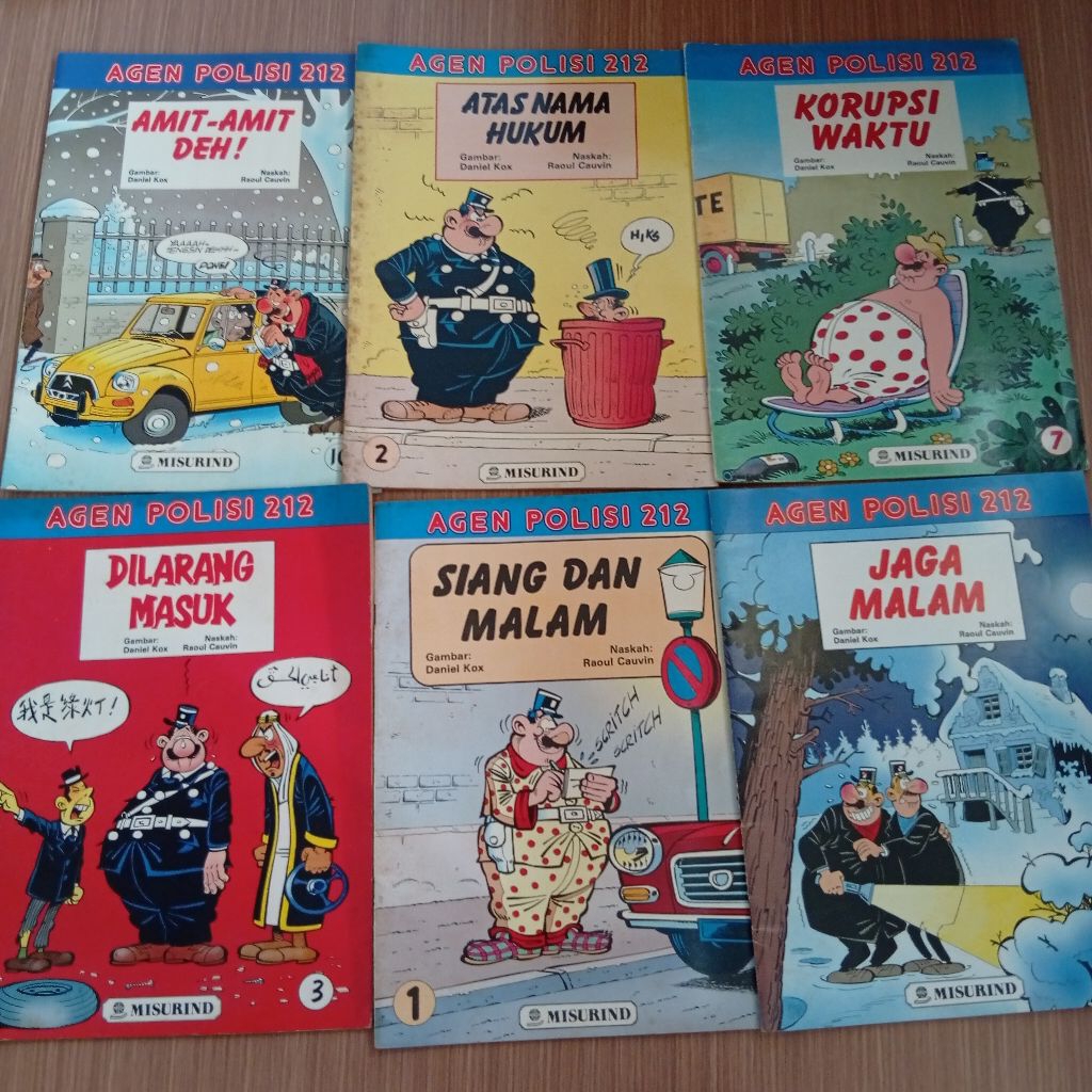 Majalah komik agen polisi 212 misurind agen polisi 212