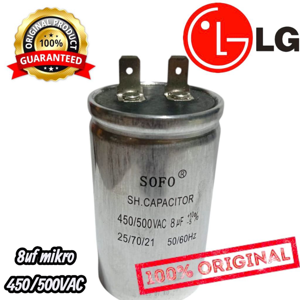 kapasitor mesin cuci LG TOP LOADING bukaan atas kapasitor mesin cuci LG 1 tabung original