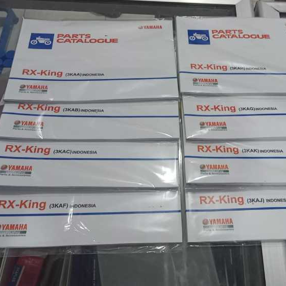 parts catalogue buku part katalog RX King 2002-2007