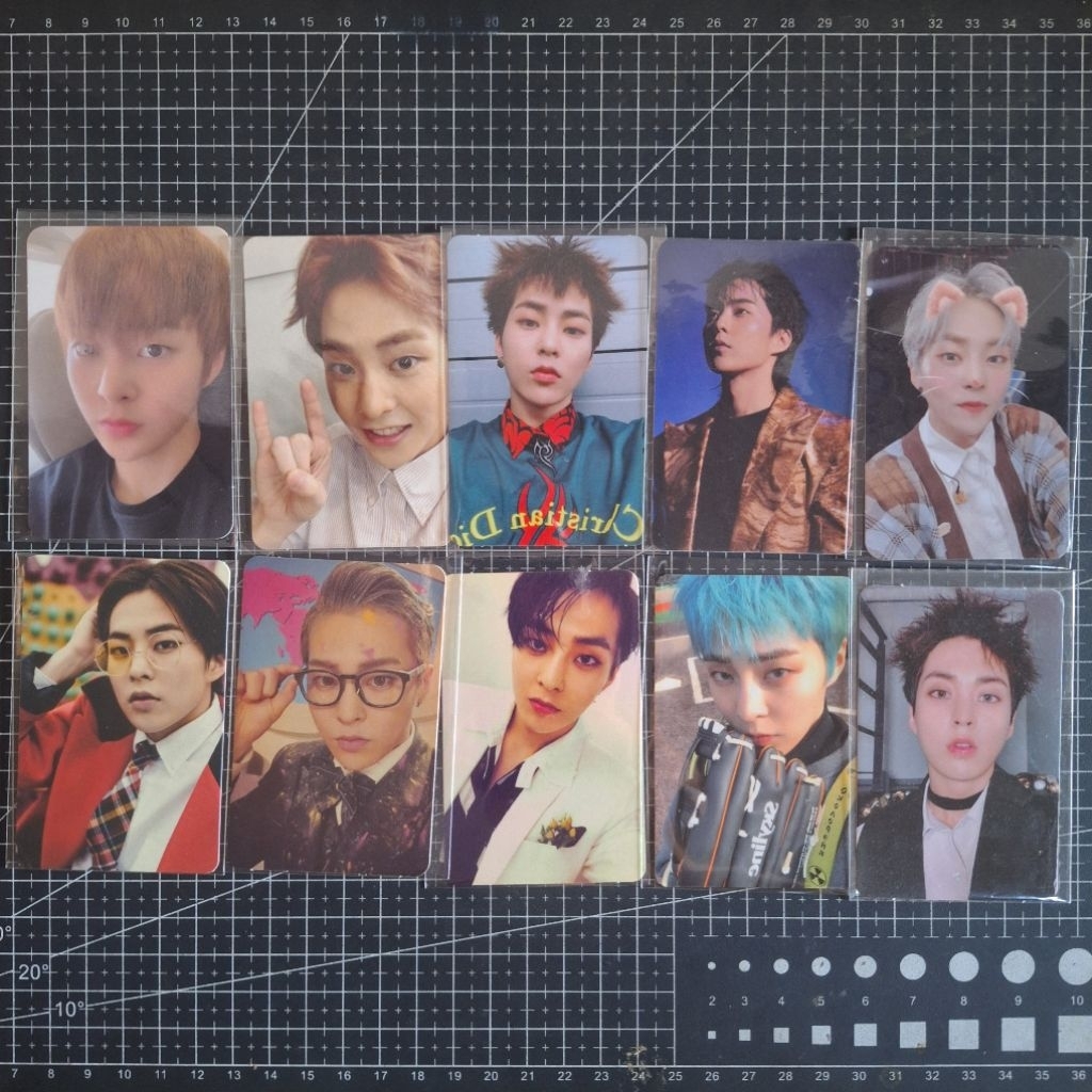 EXO Xiumin Official Photocard Album CBX DMMT Kokobop EX'ACT DFTF