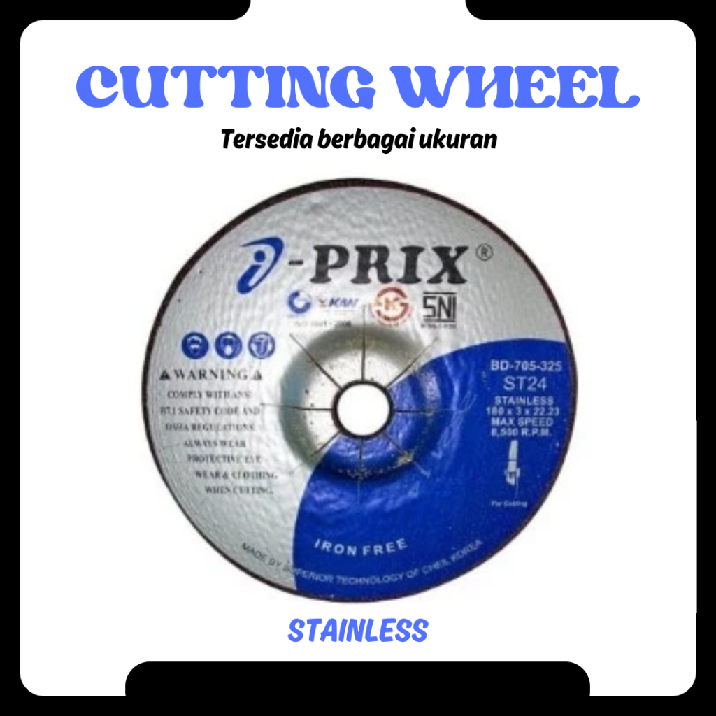 Cutting Wheel Stainless IPRIX