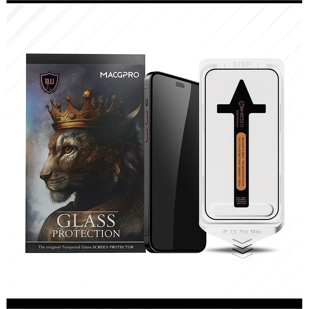 {MACCPRO} Tempered Glass iPhone Ultra Fit (Bening & Spy Glossy) – MACCPRO Glass Protection FOR IPHON