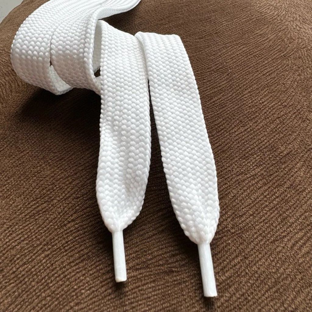 Tali Sepatu Gemuk / Gendut Warna Putih