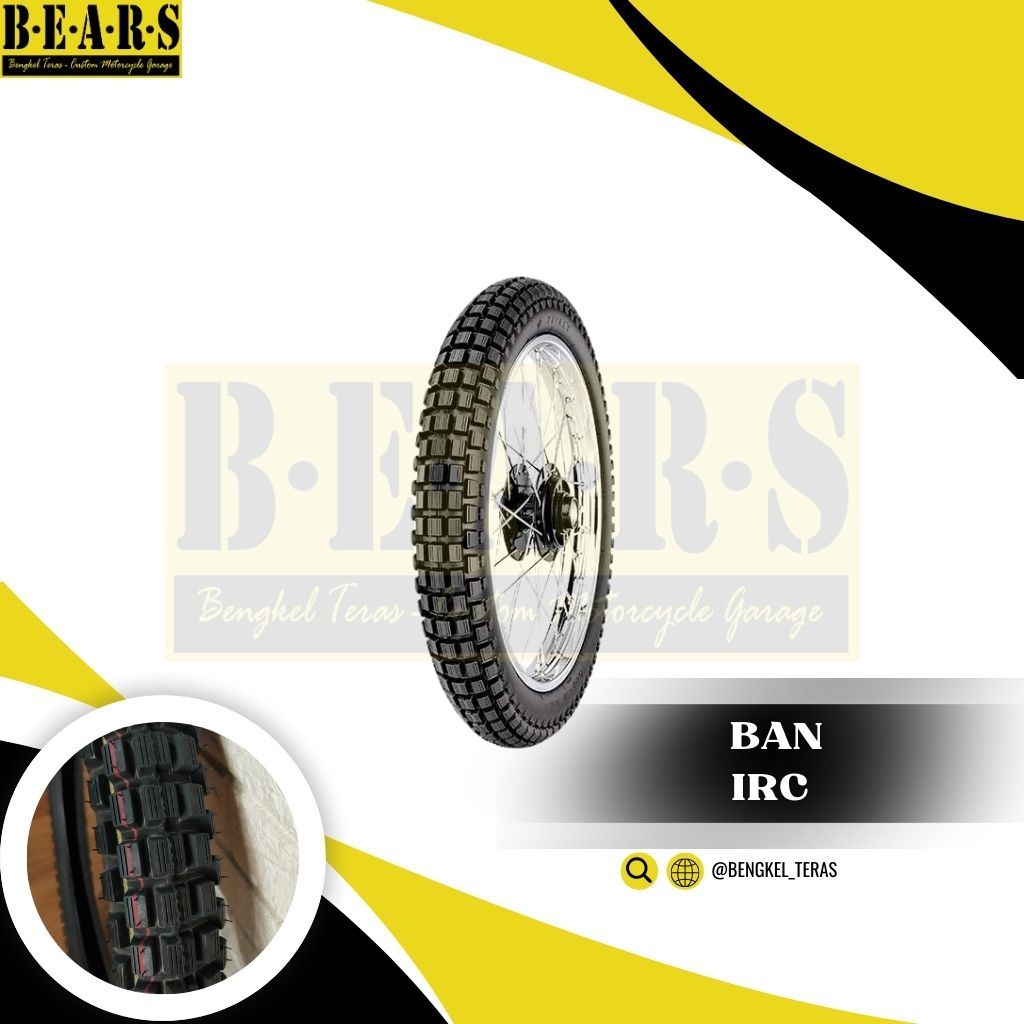 Ban IRC trail Ban Motor Trail Vintage Kawasaki W175 Motor Custom