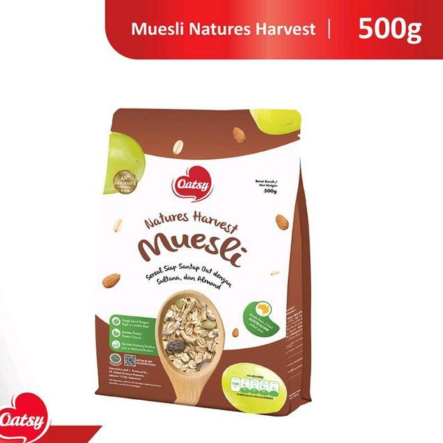 

OATSY Muesli Natures Harvest 500gr