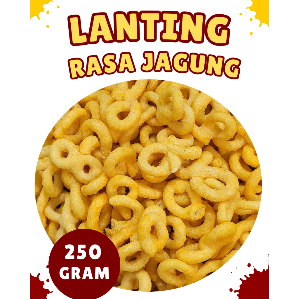 

Lanting Jagung Bakar Lanting singkong Bumbu Klanting Kebumen Bumbu Rasa Jagung Bakar 250 Gram