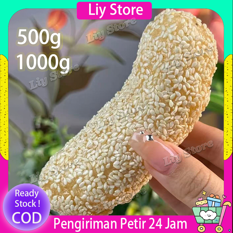 

Kue wijen buatan tangan yang sangat lezat, renyah dan lezat, cocok untuk segala usia 500g 1kg 250gr
