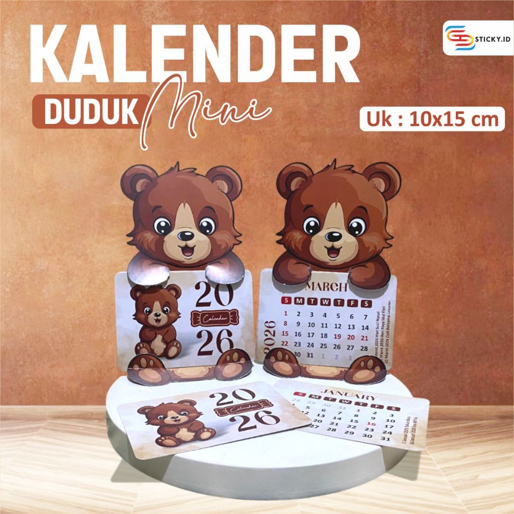 

KALENDER MEJA MINI AESTHETIC - KALENDER DUDUK MINI READY STOCK