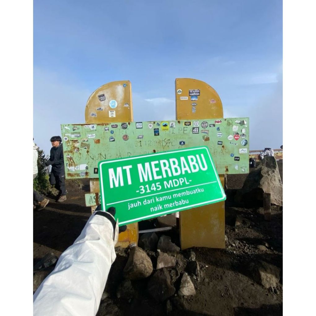 AKRILIK SIGN MOUNTAIN AKRILIK TULISAN CUSTOM PLAKAT GUNUNG  AKRILIK PUNCAK GUNUNG STIKER