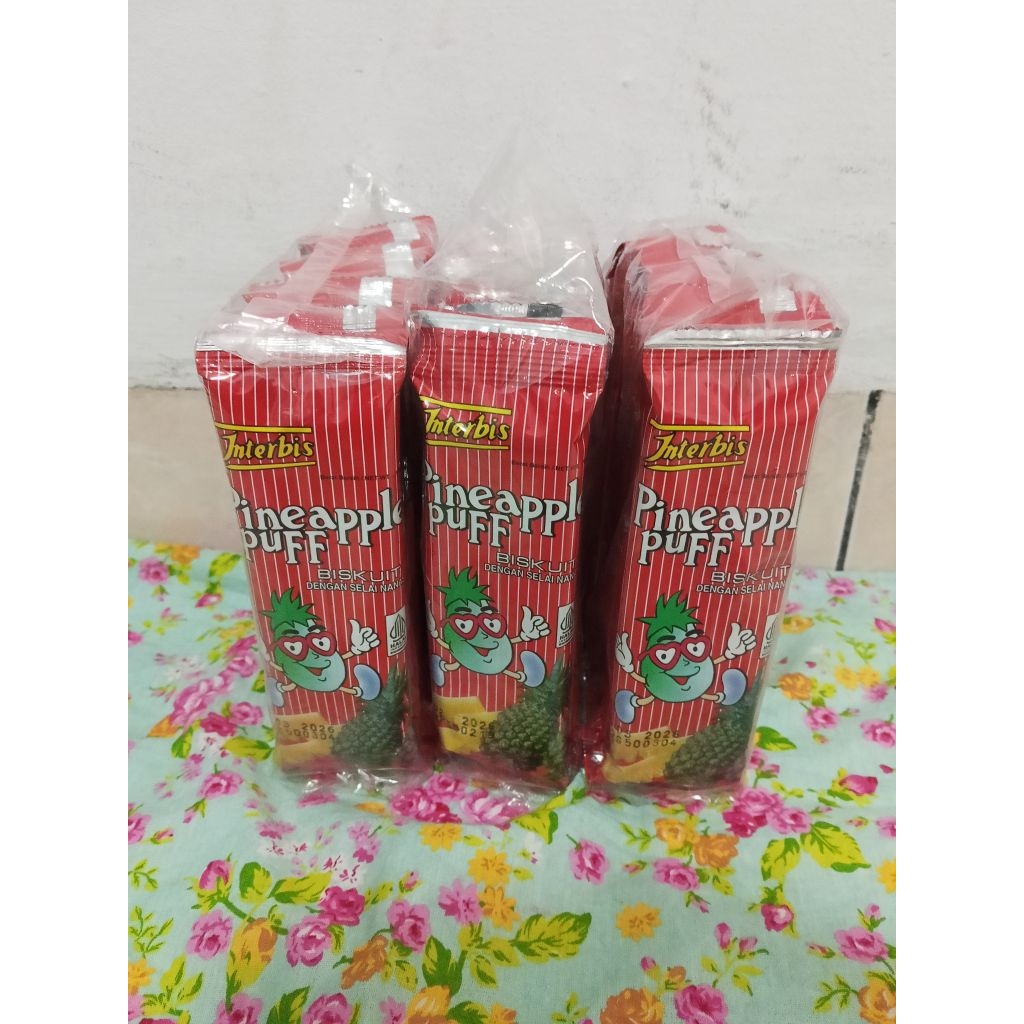 

Biscuit Interbis Pineapple / Krim Kacang isi 10