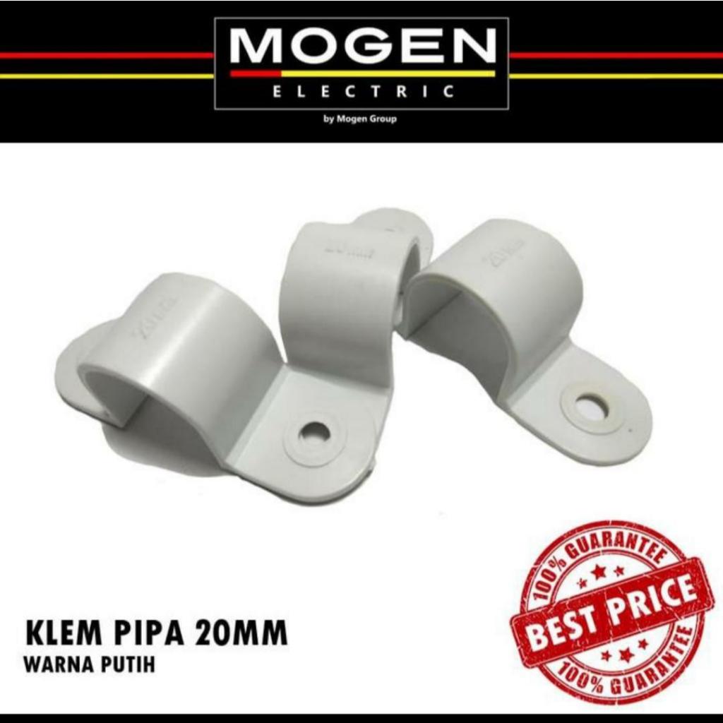 Klem Conduit Pipa 20mm / Klem Pipa konduit / pipa Clam / Penjempit