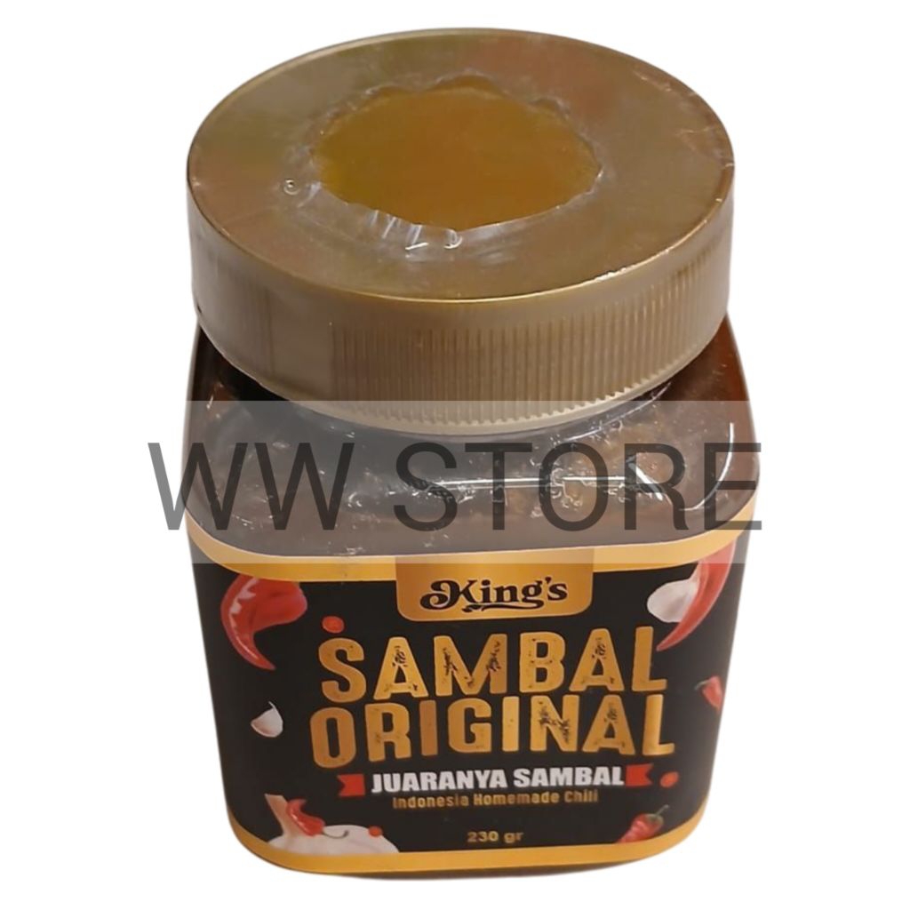 

Sambal rasa asli King's ORIGINAL Indonesia Homemade Chili 230g