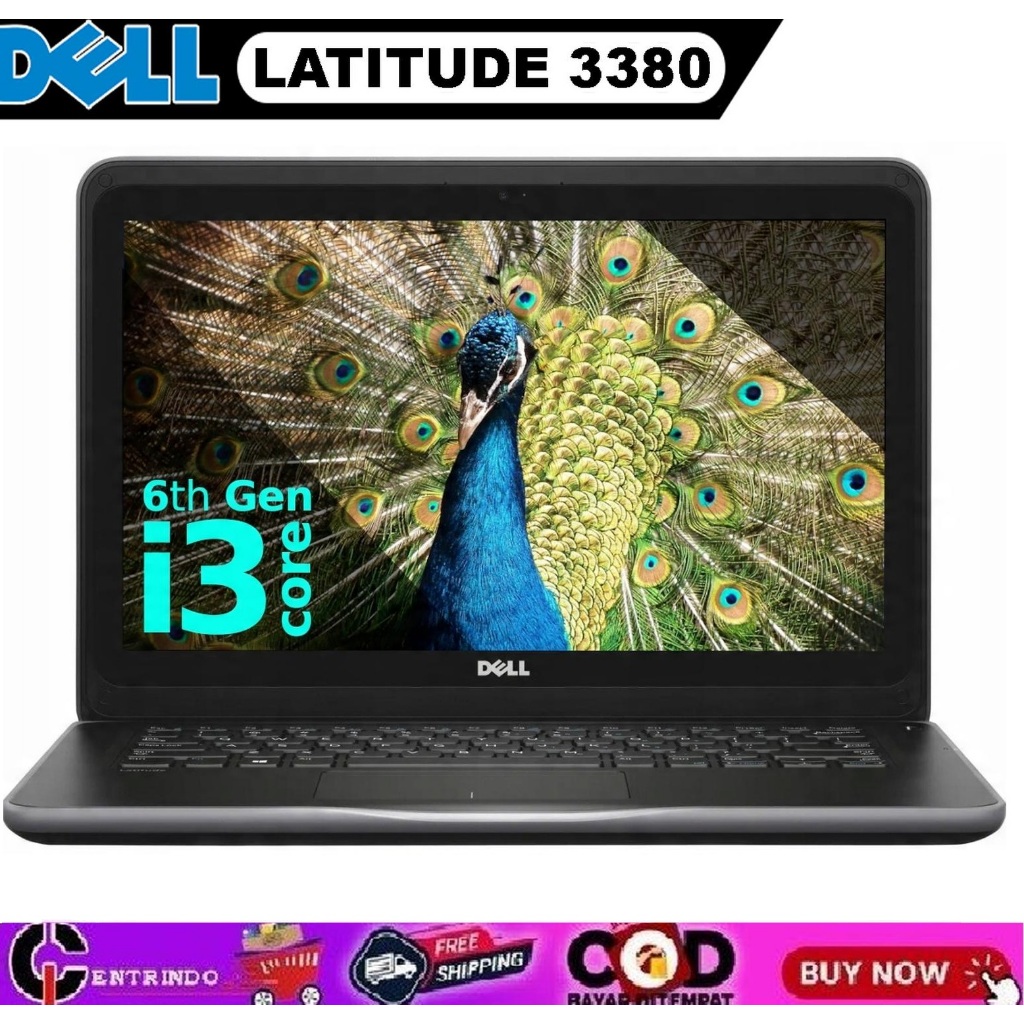 Laptop Dell Latitude 3380 Core i3 i5 8GB / SSD 256GB | 13.3" FHD LED Garansi 1 Bulan