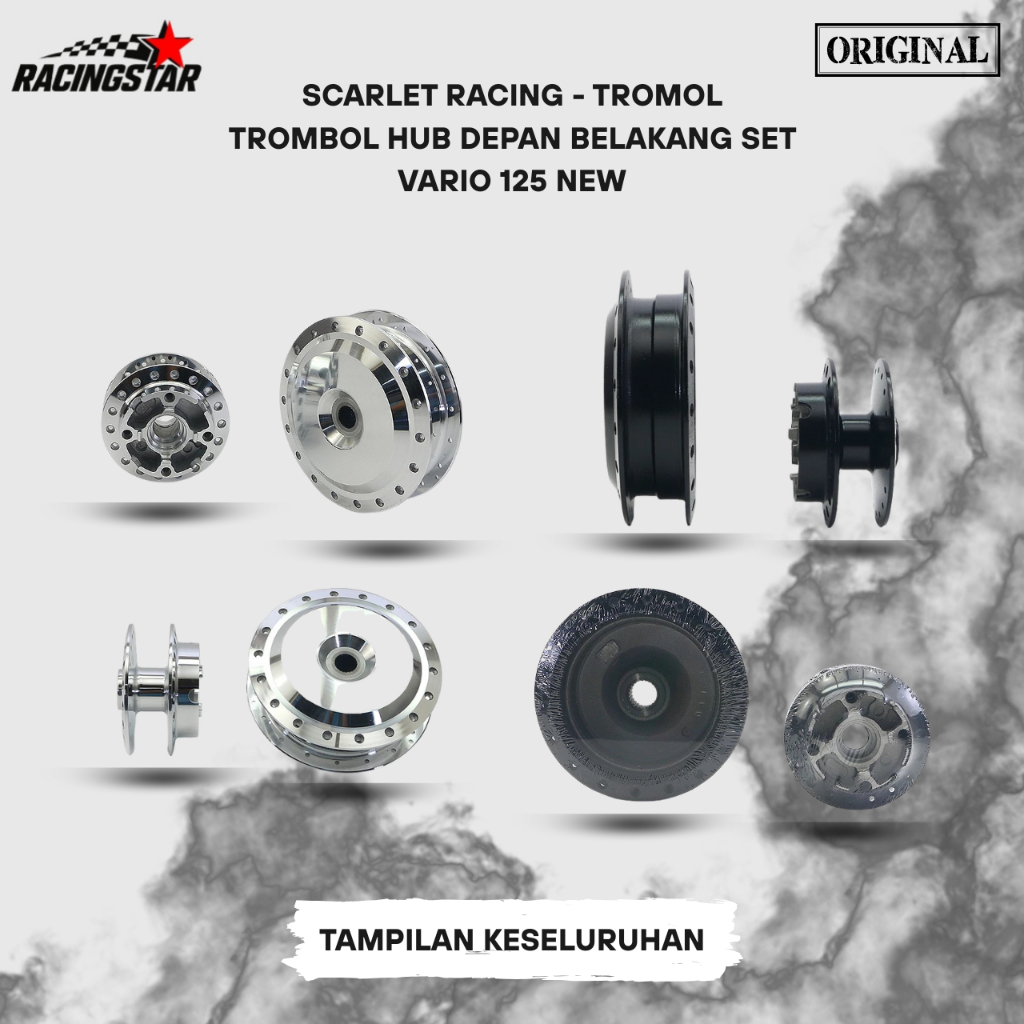 Tromol trombol teromol Scarlet Depan belakang Vario 125 New
