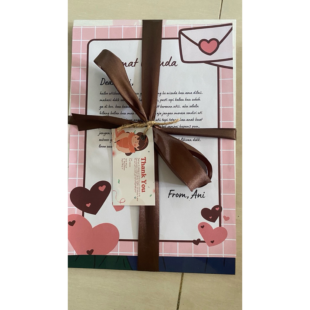 

Kartu Ucapan ukuran a4