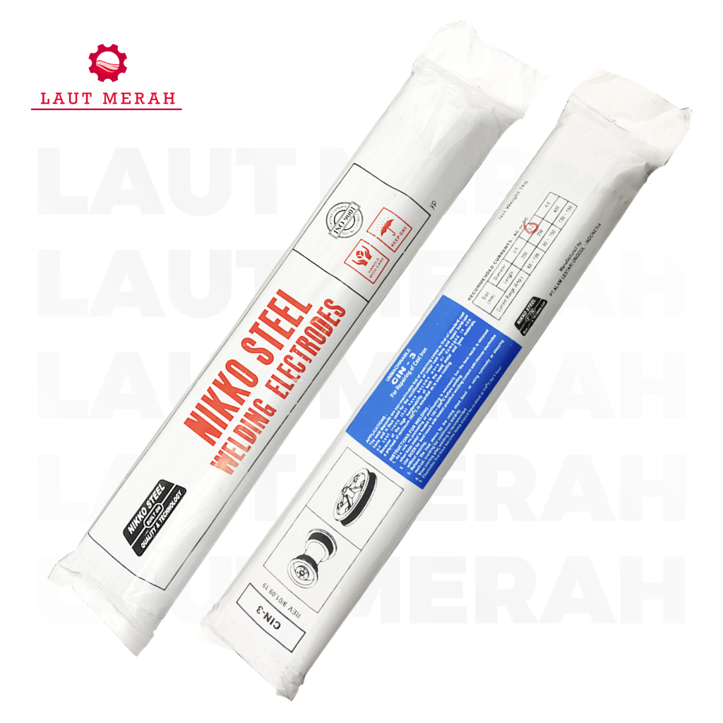 Kawat Las Ancuran Besi Cor NIKKO STEEL CIN 3 / Cin-3 Ukuran 3.2mm 1Kg