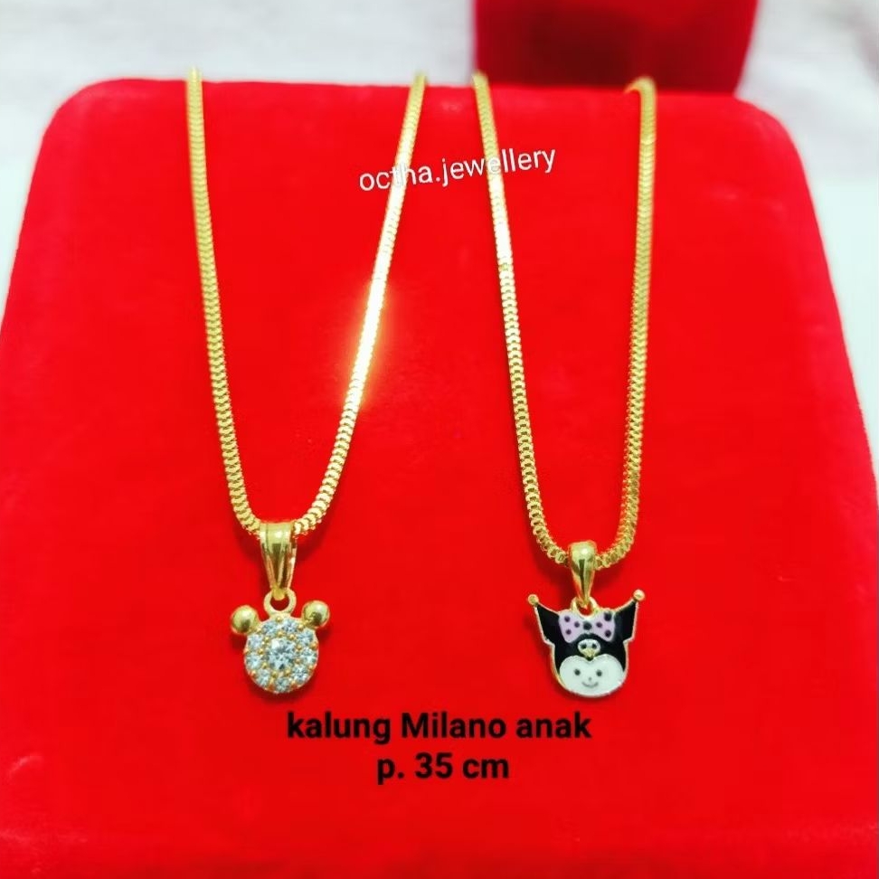 KALUNG ANAK LIONTIN PERAK 925 ASLI