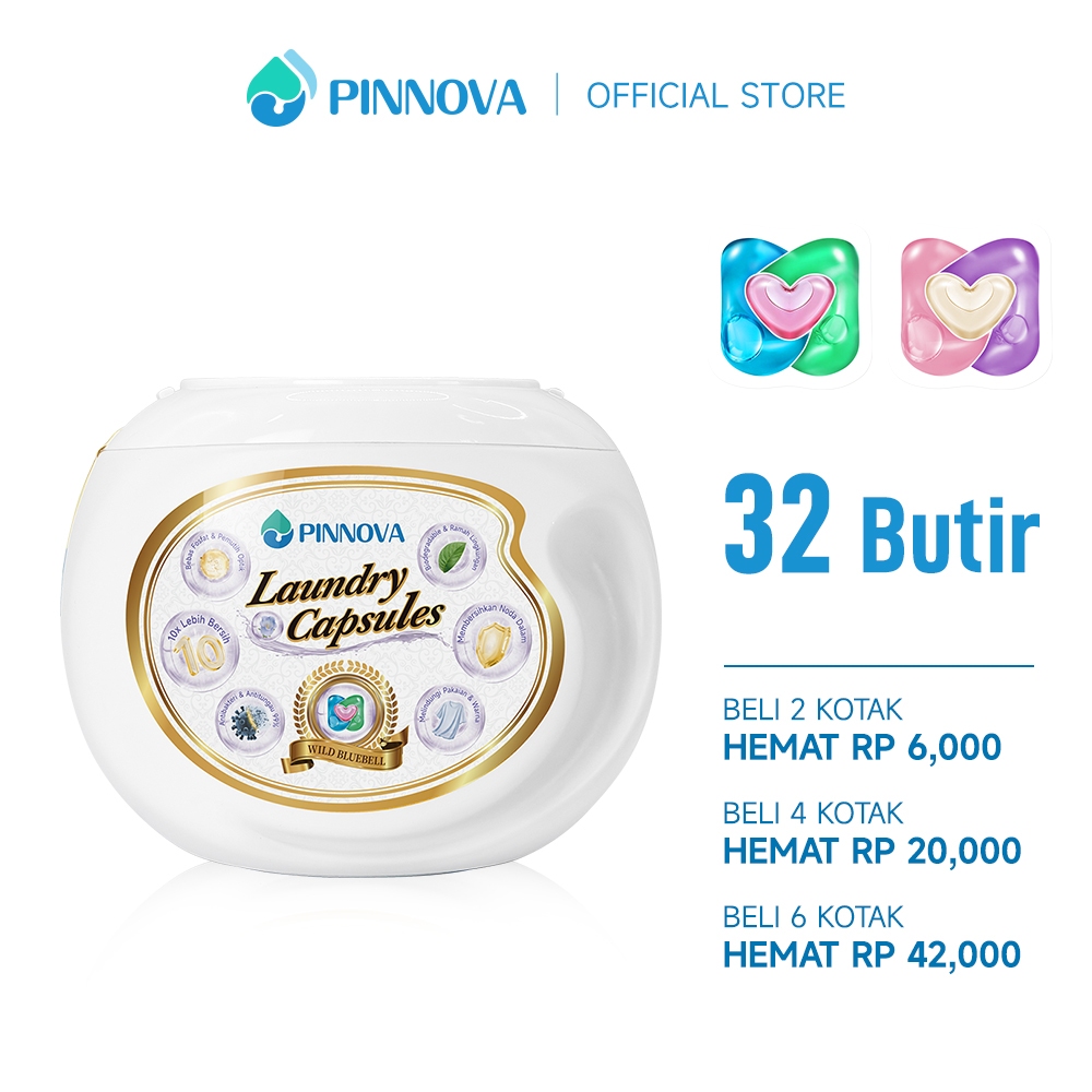 Pinova Laundry Pods 10x Kekuatan Pembersih