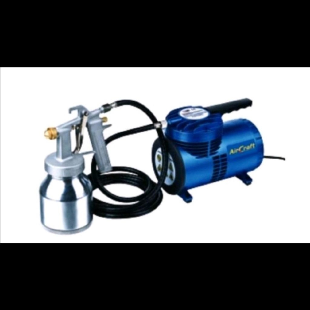 KOMPRESOR UDARA KECIL & TEMBAKAN UNTUK SEMPROT CAT BERTEKANAN RENDAH / MINI AIR COMPRESSOR & LOW PRE