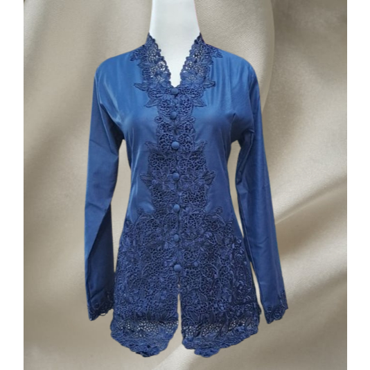 Kebaya Bordir Encim Bahan Katun Toyobo/Kebaya Kantor Elegan Kebaya Bordir Tasikmalaya