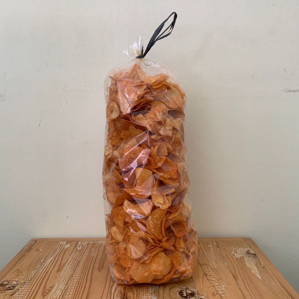 

KERIPIK SINGKONG PEDAS 1KG BY RAJA KERIPIK