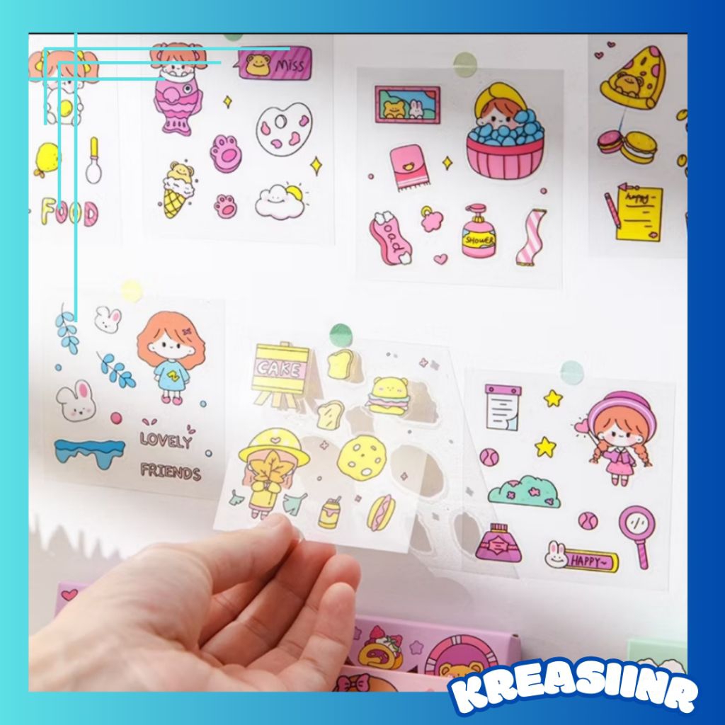 

Stiker Momo Set isi 100 Lembar / Sticker Box motif Kartun