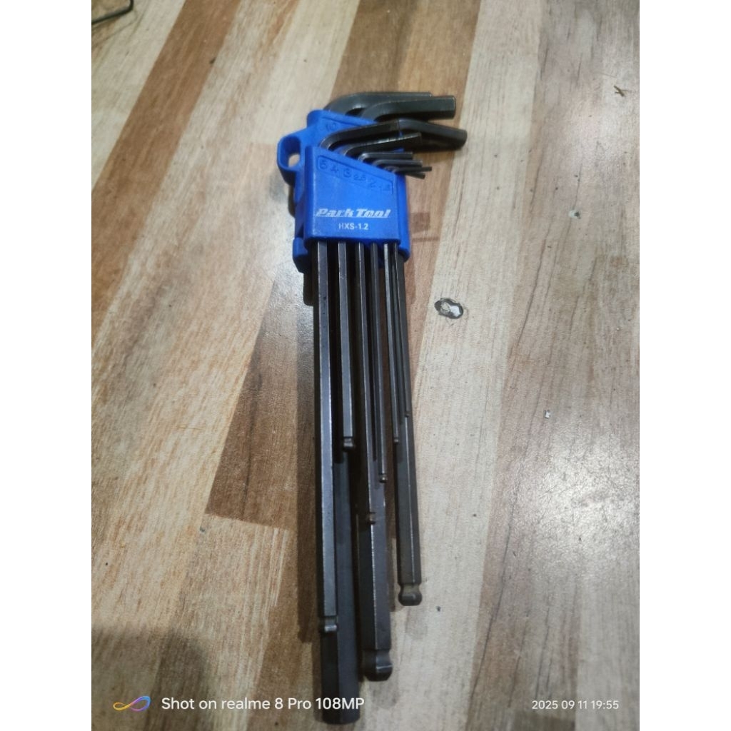Kunci L set Park Tool HXS-1.2 L-Shaped Hex Wrench Set ParkTool HXS-1.2