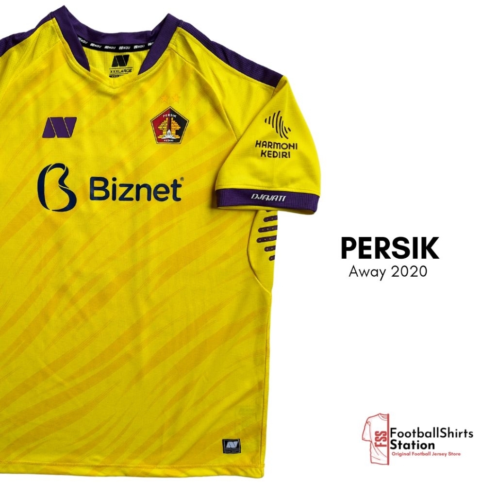 Jersey Persik Kediri Away 2020 Player Issue Size XXXL Original Noij