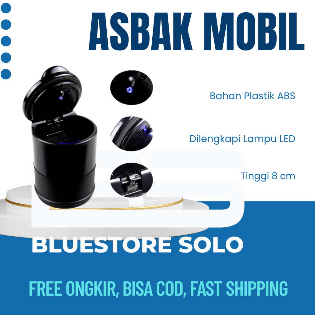 Asbak Mobil Led Asbak Interior Mobil Asbak Portable Mobil Car Ashtray Led