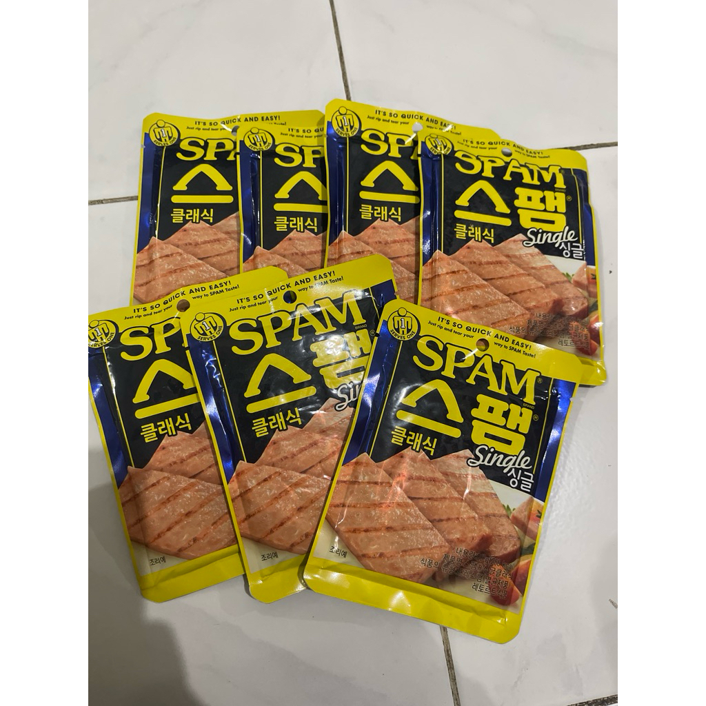 ORI KOREA SPAM SINGLE CLASSIC 80GR EXP 12/2026