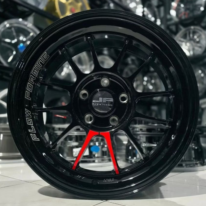 VELG RACING BUZZ JF LUXURY FLOW FORMING R17 LEBAR 8 ET 40 PCD 5X114,3 velg racing mobil ring 17 Inno
