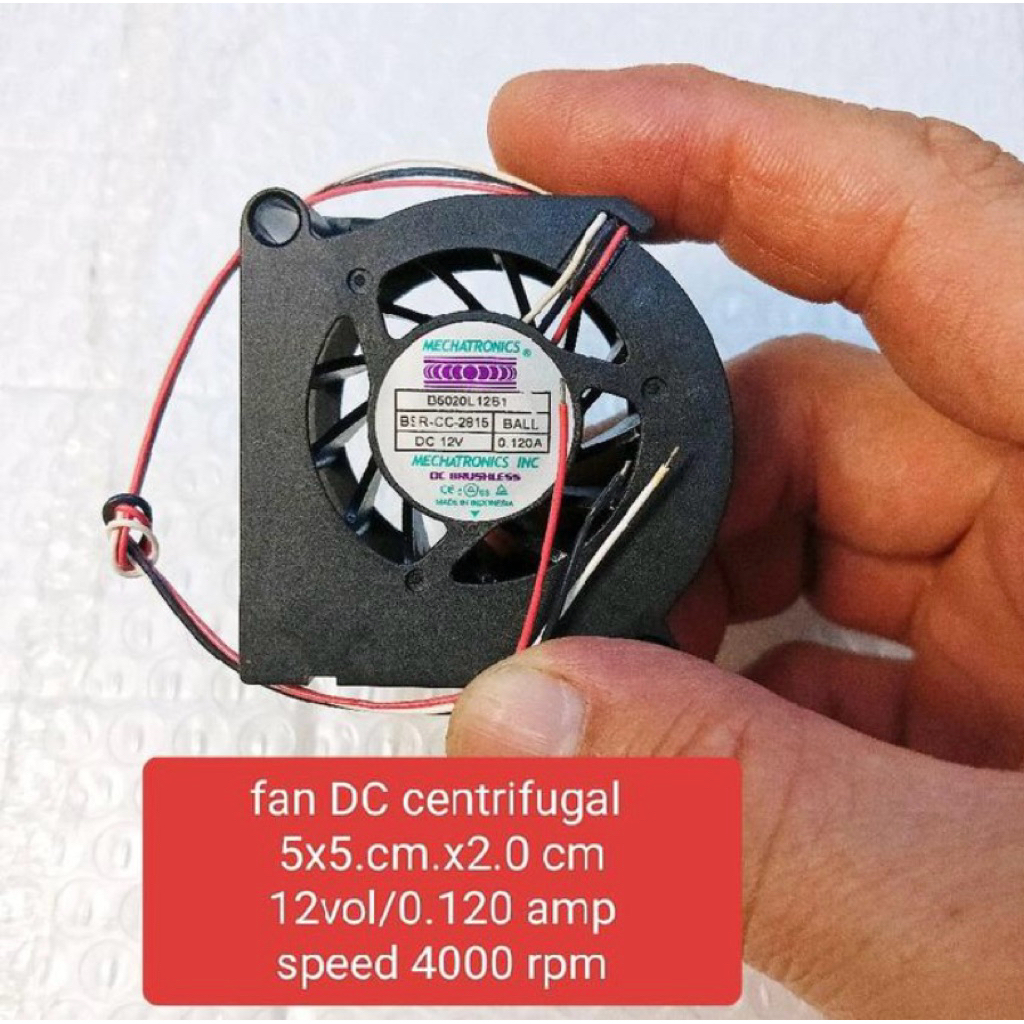 FAN 12v 5x5 cm CENTRIFUGAL / KEONG FAN DC 12v