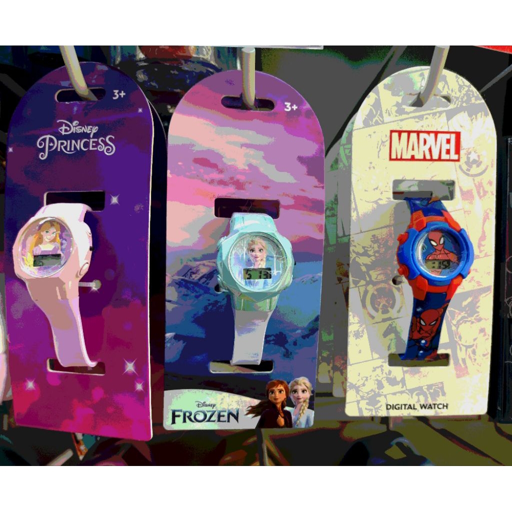 digital watch spiderman digital watch anak karakter spiderman digital watch frozen elsa digital watc