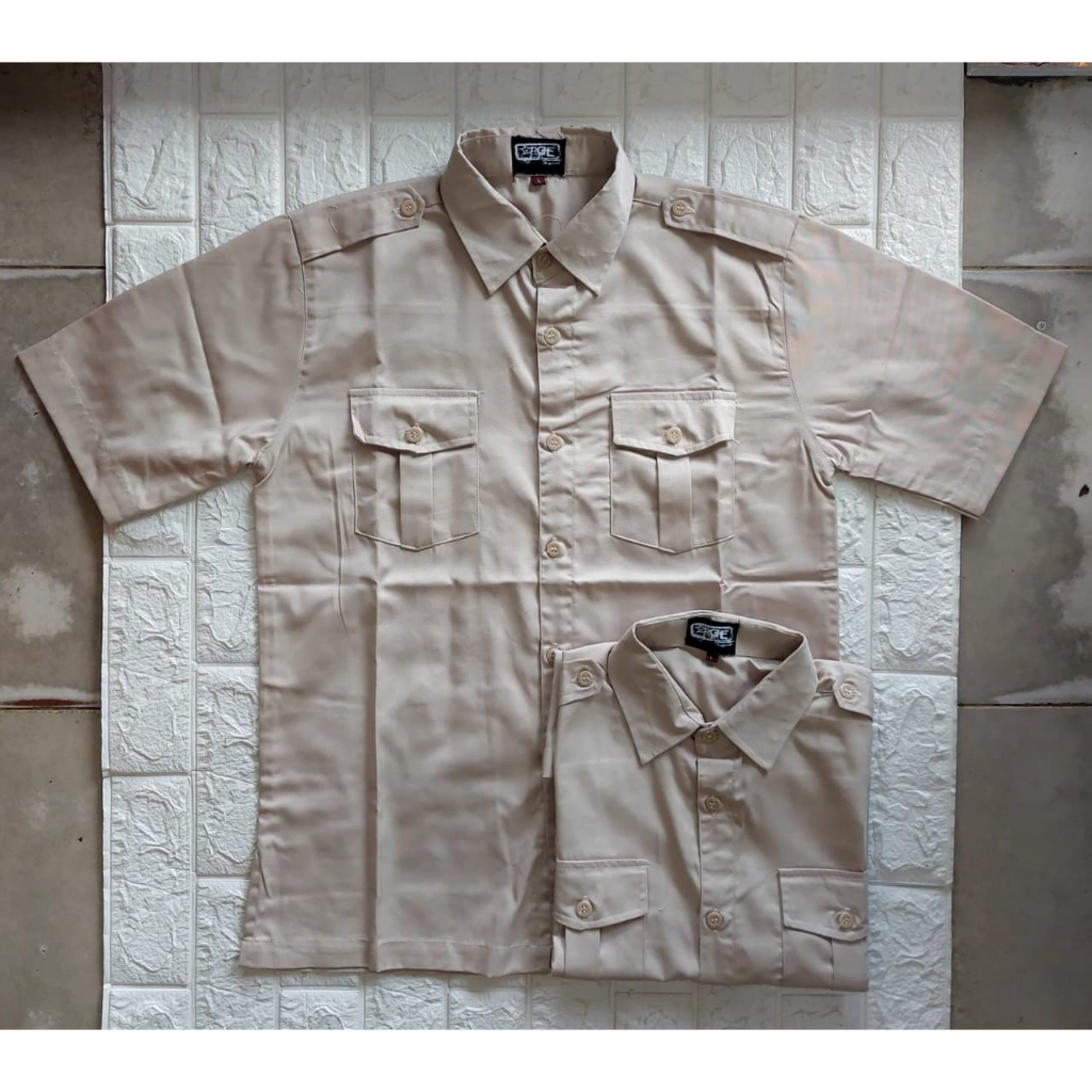 Kemeja PDL/PDH American Drill Premium Cream