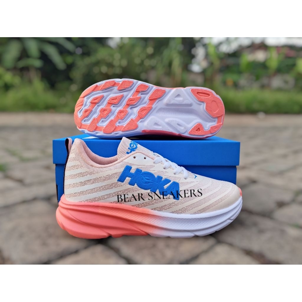 Sepatu Zumba Wanita Hoka Mach 5 Ringan Sepatu Running,Gym,Lari Olahraga Outdoor Women