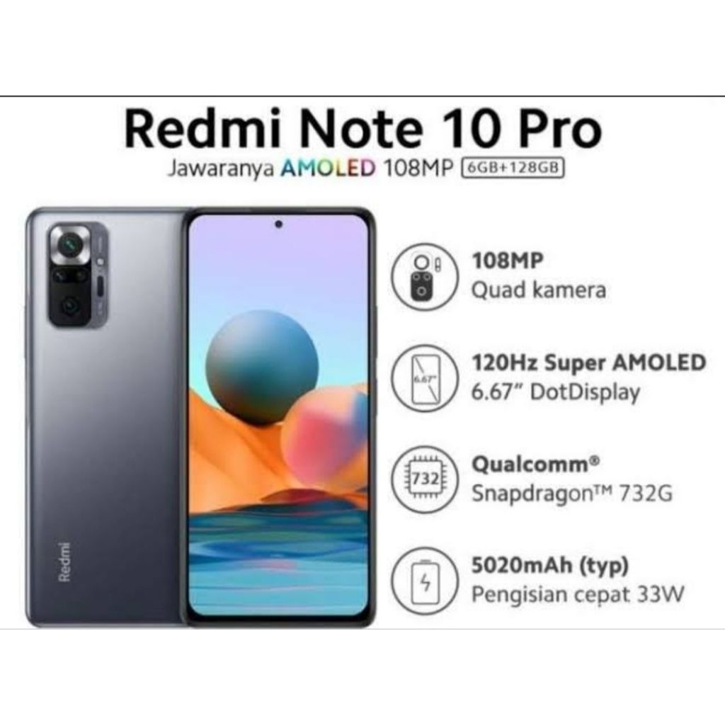 hp xiaomi redmi note 10 pro second