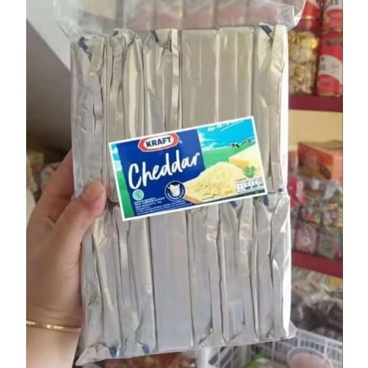 

Keju kraft cheddar 165gr x 12pcs