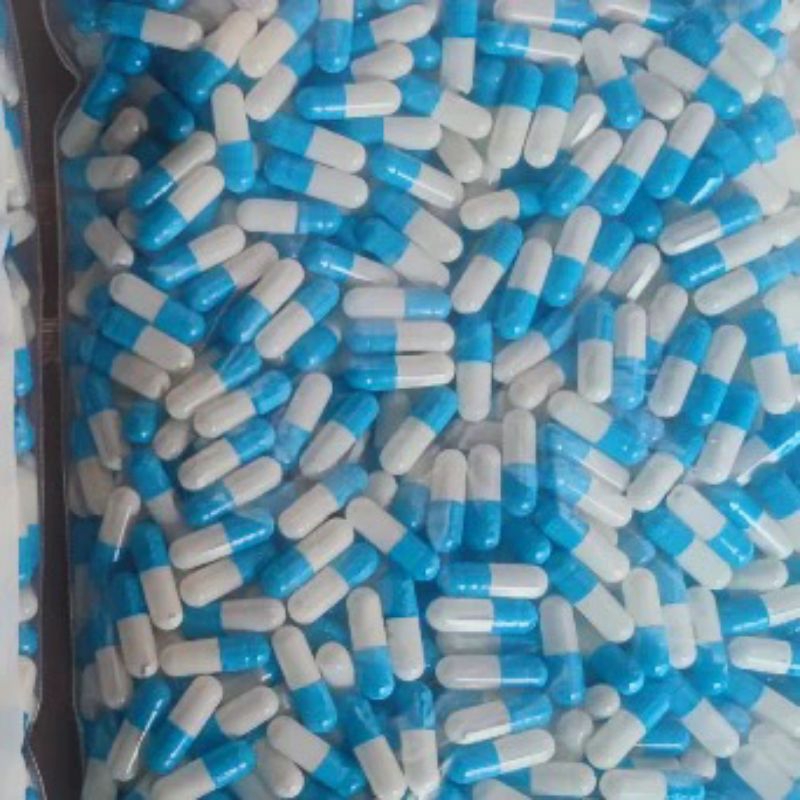 Cangkang Kapsul Ukuran 0 warna warni Metalik Kapsul Kosong Ukuran 0 Kombinasi metalic Wadah Kapsul