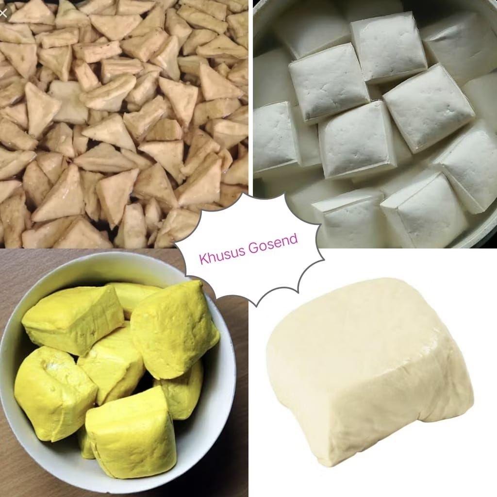 

Tahu putih, tahu kuning, tahu cokelat, tahu pong