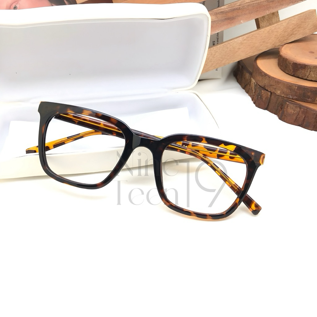 nineteen19 - Kacamata Photocromic | Kode 1084 | Kacamata Kotak Unisex Cowok Cewek